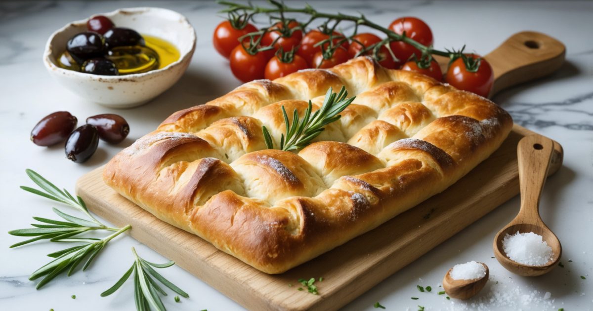 découvrez la recette rapide et facile de la focaccia moelleuse de cyril lignac, idéale pour un apéritif savoureux ou un repas convivial.