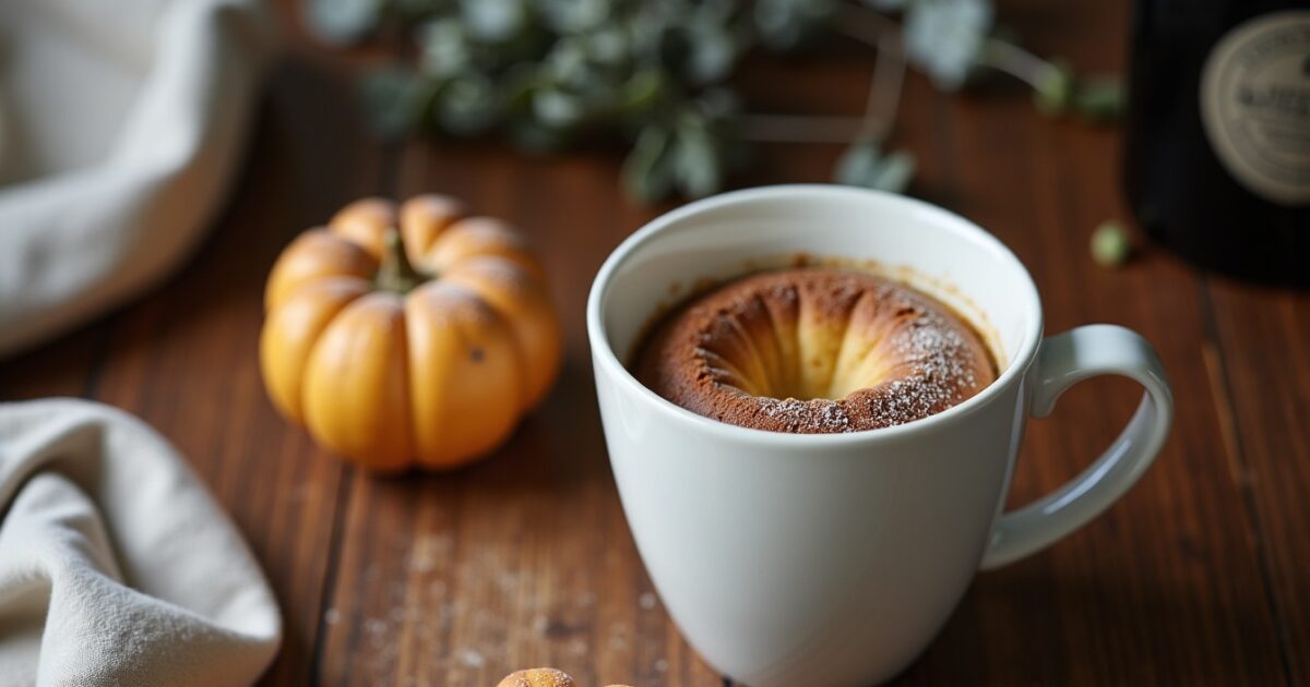 Recette Express : Mug Cake Nature Prêt en 5 Minutes Facilement