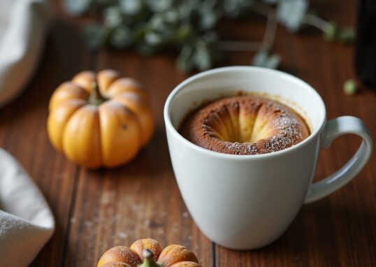 Recette Express : Mug Cake Nature Prêt en 5 Minutes Facilement