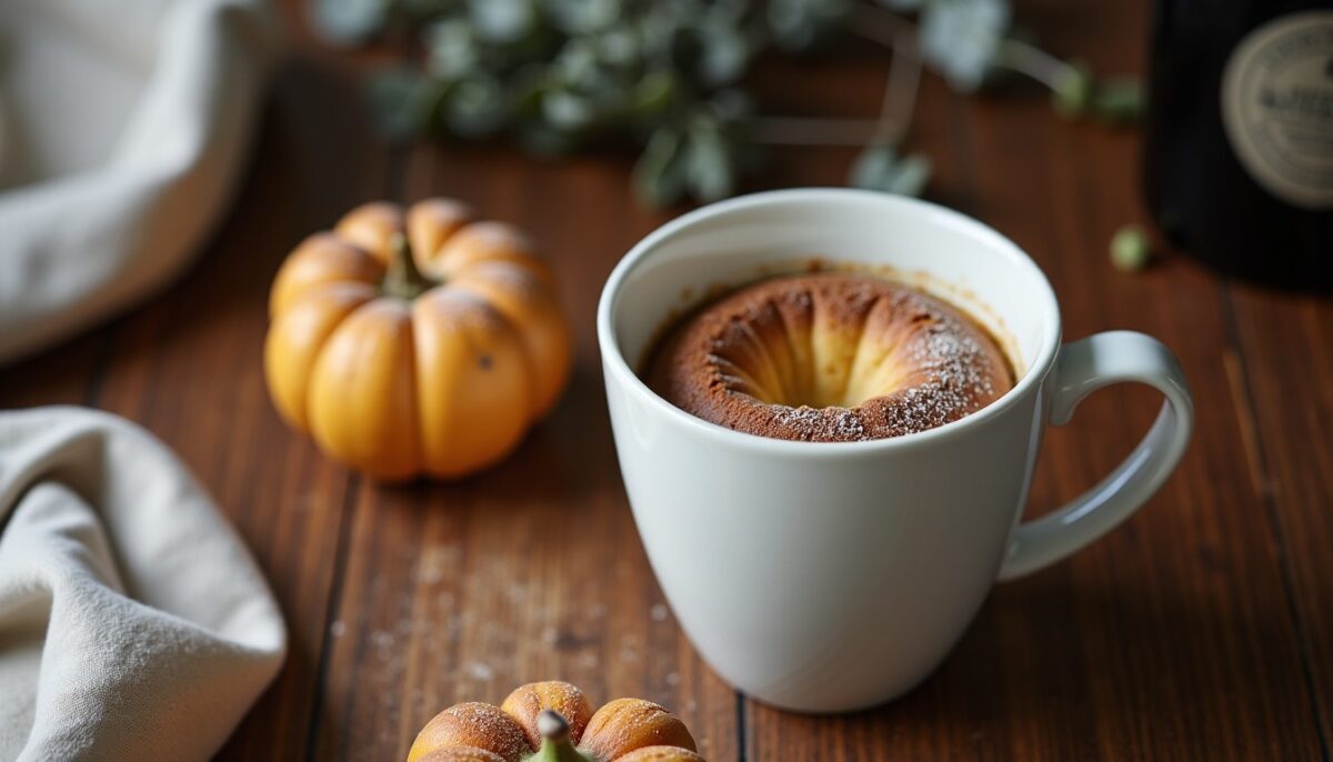 Recette Express : Mug Cake Nature Prêt en 5 Minutes Facilement