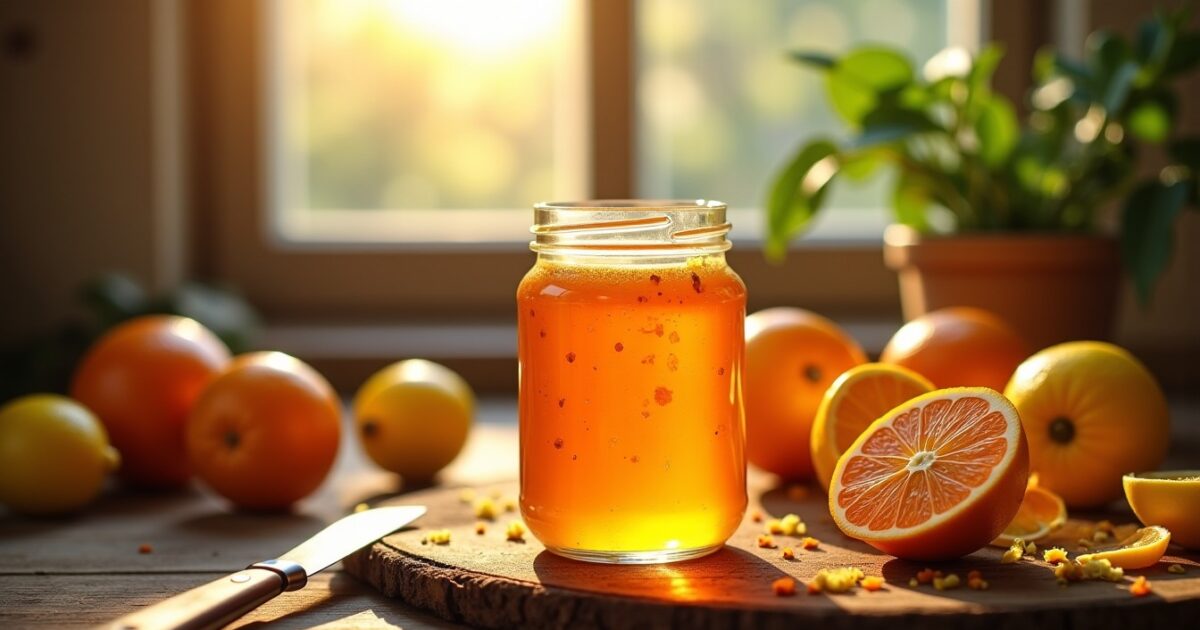 Recette maison express : confiture d'orange et citron aux zestes savoureux