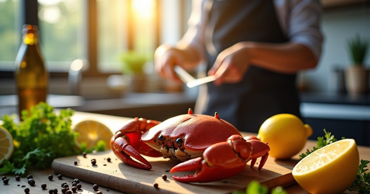 Comment cuisiner un tourteau vivant : guide express et détaillé