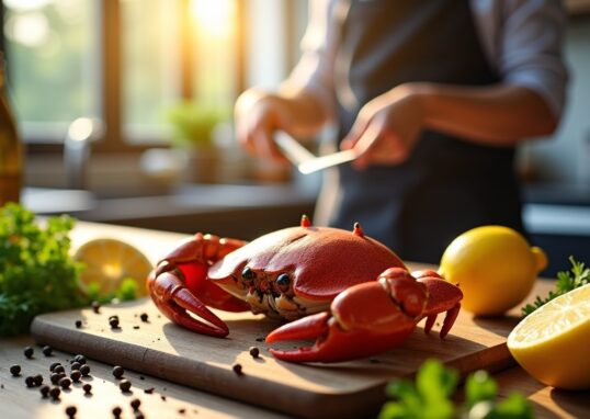 Comment cuisiner un tourteau vivant : guide express et détaillé