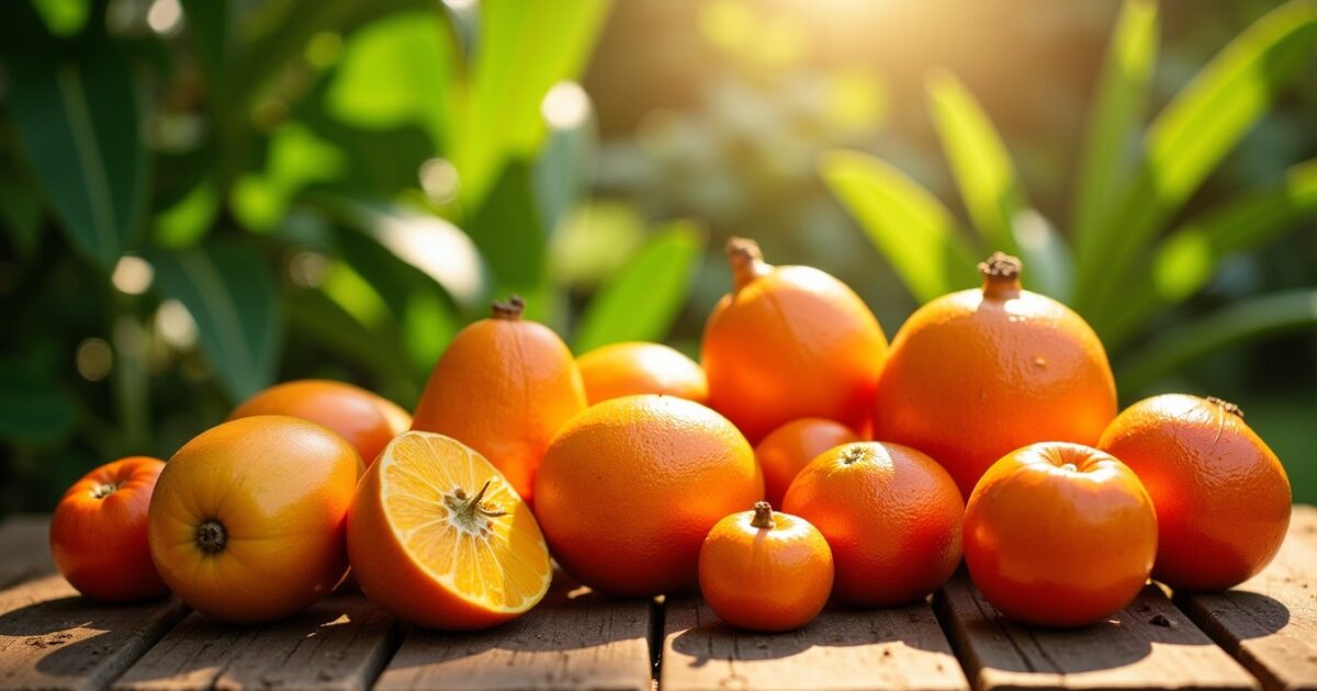 Les fruits exotiques orange : découvrez leur saveur unique et leurs bienfaits incontournables