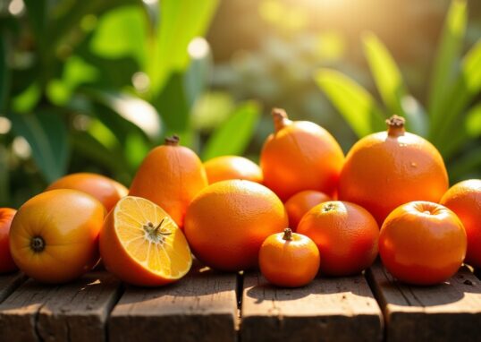 Les fruits exotiques orange : découvrez leur saveur unique et leurs bienfaits incontournables