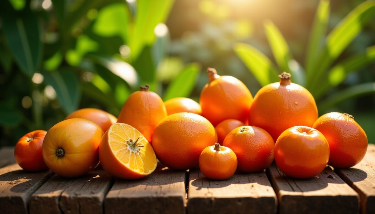 Les fruits exotiques orange : découvrez leur saveur unique et leurs bienfaits incontournables