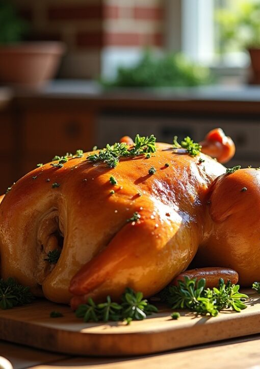 Rôti de chapon farci au four : guide complet du temps de cuisson et astuces incontournables