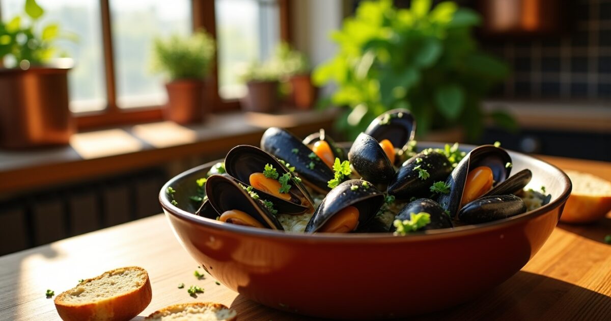 Moules à la crème : une recette savoureuse, rapide et facile à préparer
