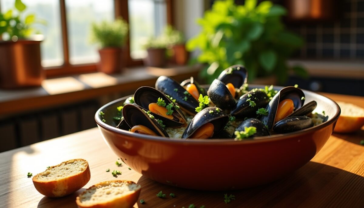 Moules à la crème : une recette savoureuse, rapide et facile à préparer