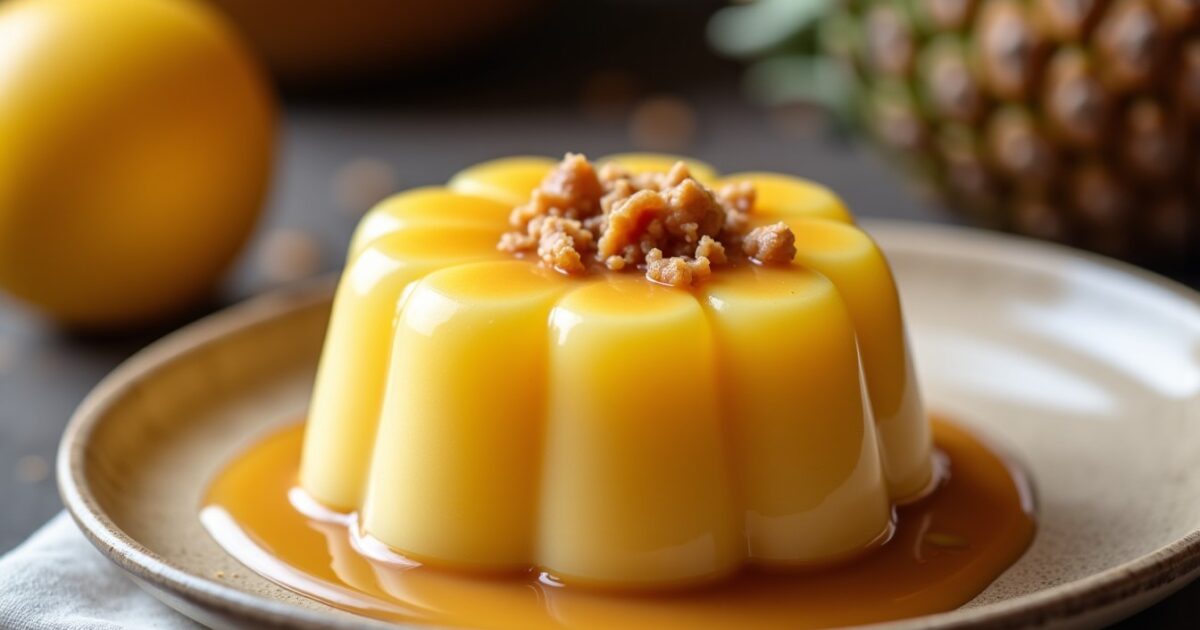 Délice moelleux à l'ananas et caramel : recette simple et rapide