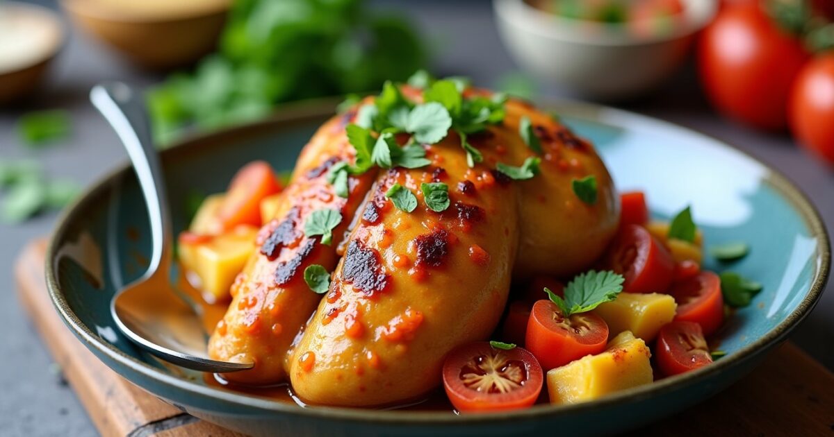 Délicieux poulet thaï aux cacahuètes : une recette simple et rapide à réaliser