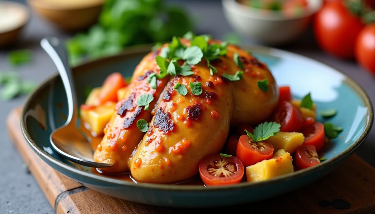Délicieux poulet thaï aux cacahuètes : une recette simple et rapide à réaliser