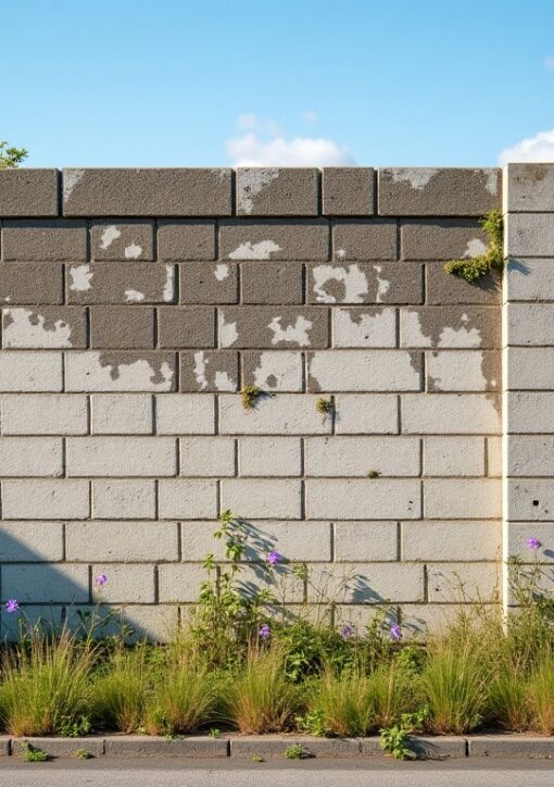 Mur en parpaing sans enduit : quels sont les risques et comment y remédier ?