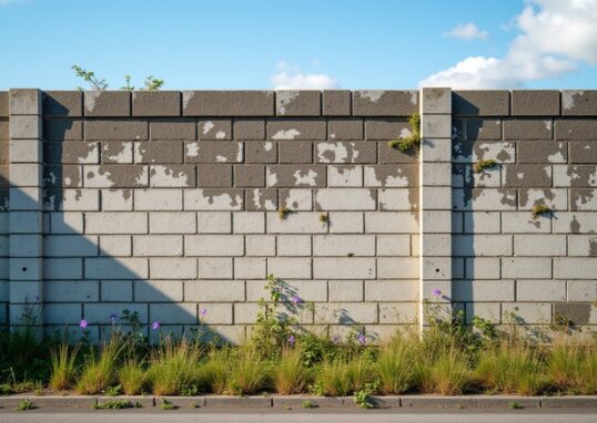Mur en parpaing sans enduit : quels sont les risques et comment y remédier ?