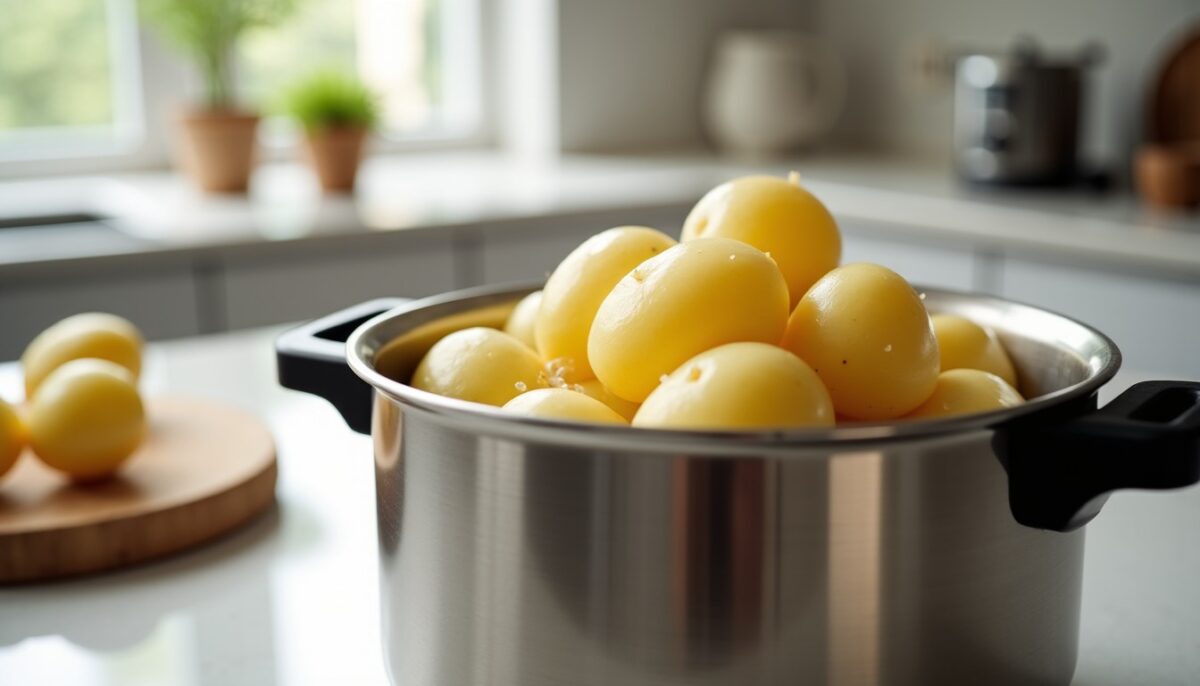 Cuisson des pommes de terre à la cocotte-minute : guide complet et temps parfait