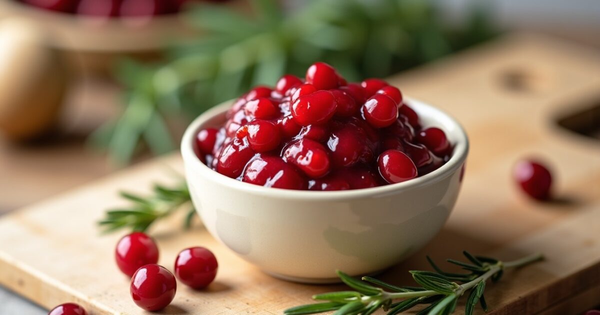 Sauce aux canneberges express : recette facile et astuces incontournables