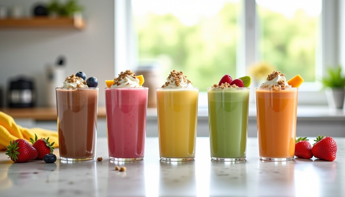 Milkshakes protéinés : 5 recettes savoureuses pour dynamiser vos séances de sport
