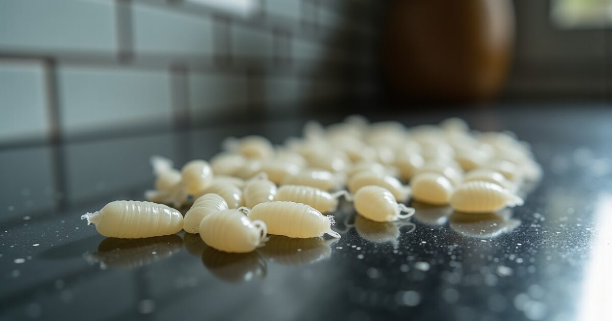 Vers blancs dans la maison : comprendre leur origine, évaluer les dangers et découvrir des solutions efficaces