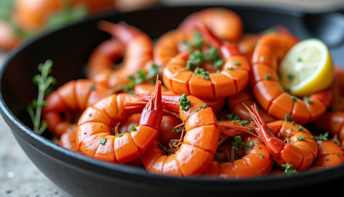 Maîtriser la cuisson des crevettes crues : guide express pour un résultat impeccable