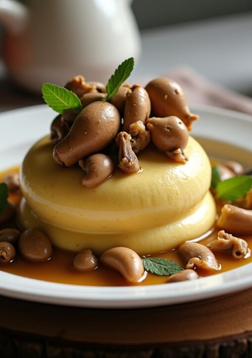 Délice crémeux au chapon et champignons : recette simple et savoureuse
