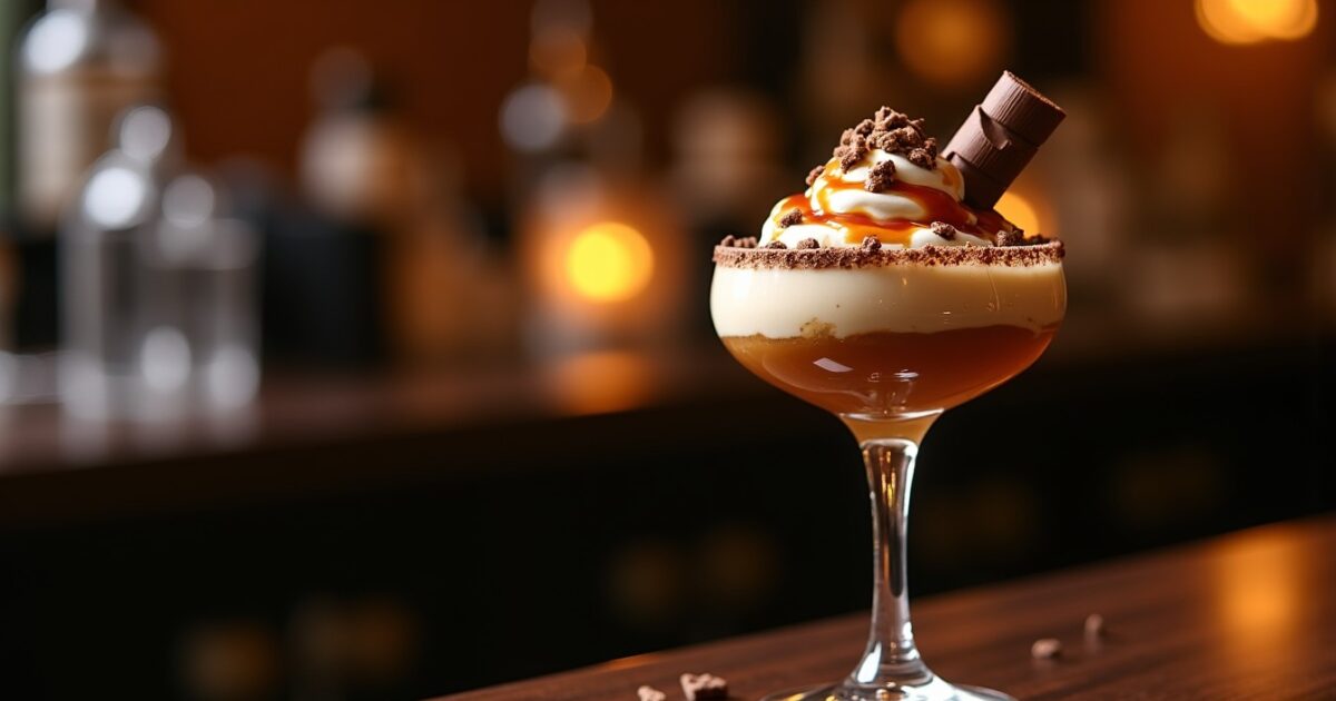 Cocktail Twix gourmand : une recette facile et délicieusement sucrée à découvrir