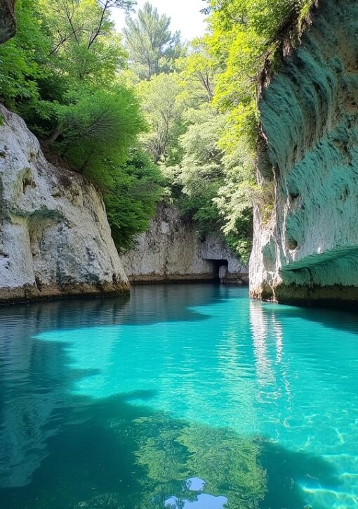 L'Œil Mystérieux de la Terre en Croatie : La Source Enchanteresse de la Cetina
